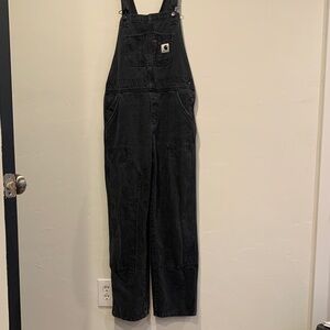 Carhartt WIP Black Straight Leg overalls